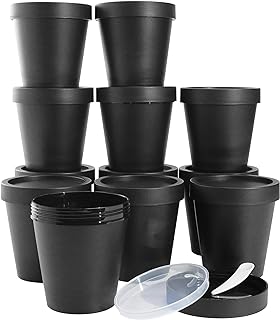 7 oz/200ml Empty Slime Containers Plastic Jars with Lids