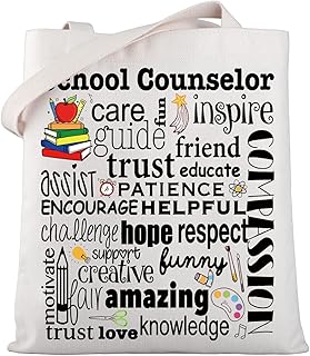 Counselor Tote Bag Therapist Counselor Appreciation Shoulder Bag Mental Health Counselor Gift