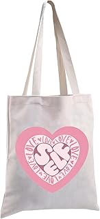 Self Love Tote Bag Pink Retro Self Love Sublimation Gift Mental Health Gifts Self Love Club Gifts Love Yourself Handbag