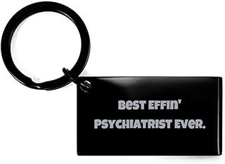 Unique Psychiatrist Gifts for Women - Best Therapist and Mental Health Counselor Presents - Fun Marriage and Family Therapist Gift Ideas – Funny Psychologist Gift Keychains & More!