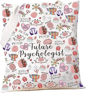 Future Psychologist Tote Bag Mental Health Gift Psychology Counselor Therapist Graduation Travel Bag Psych Grad Gift