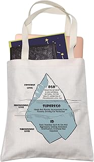 Therapy Office Psychology Mental Health Teacher Graduation Gift Ego Superego ID Shopping Bag