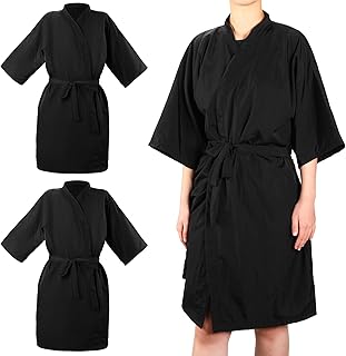 2 Pieces Salon Robes Smock for Clients Waterproof Hairdressing Gown Salon Cape