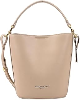 Bucket Bag Vegan Leather Women's Bag Shoulder Fashion Adjustable