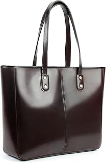 Women Genuine Leather Handbags Top Handle Tote Large Purses Fashion Ladies Shoulder Bag