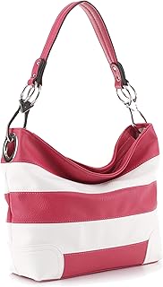 MKF Collection Hobo Purses for Women,Vegan Leather Handbag Slouchy Womens Shoulder bag Fashion Top Handle Pocketbook