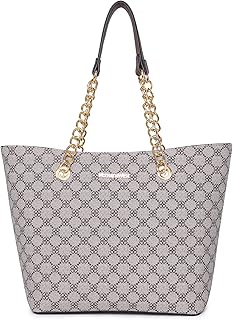 Large Tote Bag with Zipper Leather Purses and Handbags for Women Top Handle Shoulder Satchel Handbags Fashion Ladies Designer Handbags with Pockets Women Leather Hobo Handbags MWC-039BR