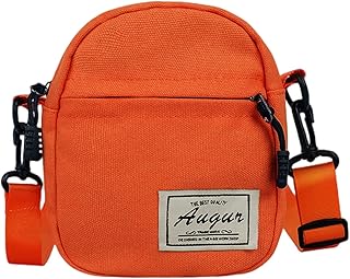 JUMISEE Cute Cow Print Canvas Crossbody Purse Small Cell Phone Bag Shoulder Handbag for Men Women Kids
