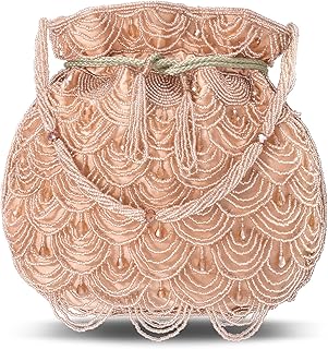 Aheli Potli Bags for Women Evening Bag Clutch Ethnic Bride Purse with Drawstring