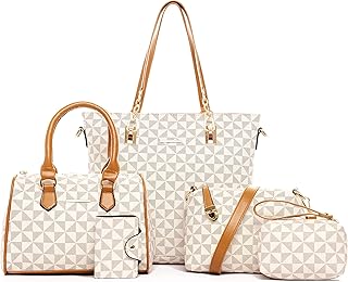 Designer Purses and Handbags for Women Satchel Shoulder Bag Tote Top Handle Bag, 3a-beige, Large
