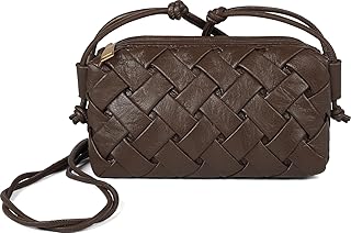 Woven Crossbody bags for women Vegan Leather Handbags Female Satchel Messenger Bag Fashion Shoulder Small Bag Casual Hobo