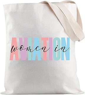 Pilots Aviation Shopping Bag Women In Aviation Tote Bag Future Female Pilot Gift Female Pilot Gift Aviator Gift