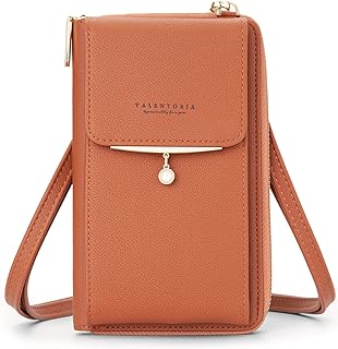 Small Crossbody Bag Cell Phone Purse Wallet Leather Card Clutch Handbag for Women