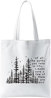 Camping Lovers Tote Bag Camping Gift Bag for Women Female Mom Wife Friend
