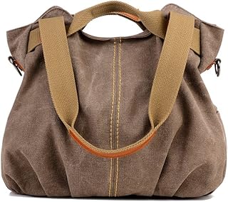 Women Ladies Bags Vintage Hobo Canvas Daily Purse Shoulder Tote Shopper Handbag
