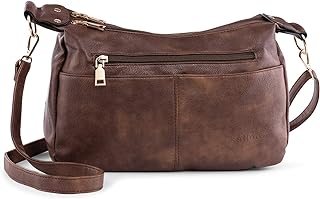 Large Hobo Bag for Women Shoulder Handbag Leather Crossbody Purse Ladies Satchel Tote Bag with Top Handle Long Strap