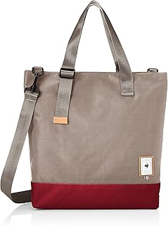 Sportif Water-Repellent, Deodorizing, Antibacterial, Nylon Bag, A4 Compatible, Bi-Color, 2-Way Tote Bag