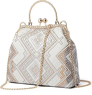 Mothers Day Gifts for Mom, Rhinestone Clutch Purses for Women with Chain Strap, Cotton Evening Bags Crossbody Handbags