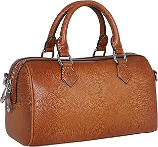 HESHE Leather Top Handle Bags for Women Leather Purses Tote Bag Satchel Handbags Shoulder Bag Designer Crossbody Bags