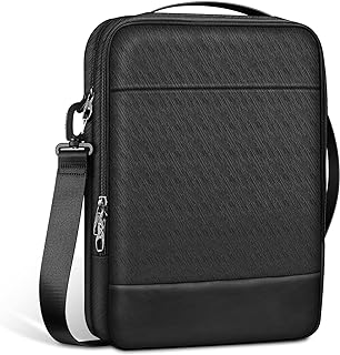 Laptop Shoulder Bag Briefcase for MacBook Air 13.6 M2, MacBook Pro 14 A2442 A2779, MacBook Air/Pro 13 M2, Dell XPS 13, 13.5" Surface Laptop, 13" Samsung Lenovo HP Acer Laptop Chromebook, Black
