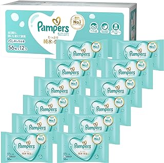 Wipes for Skin, 56 Sheets x 12 Packs [Case Item]