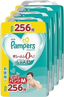 [Pants M Size yes] Pampers Diaper Smooth Care (11.2-22.0 lbs (5-10 kg), 256 Sheets (64 Sheets x 4 Packs) [Case Products] [Amazon.co.jp Exclusive]