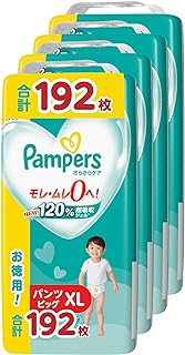 [Pants Big Size] Pampers Diapers Smooth Care (26.6-48.5 lbs (12-22 kg) 192 Sheets (48 Sheets x 4 Packs) [Case Product] [Amazon.co.jp Exclusive]
