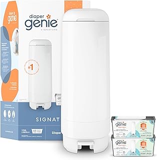 Signature Gift Set | Includes Easy Roll Refill with 48 Bags | Holds Up to 2256 Newborn Diapers