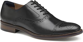 Men’s Conard 2.0 Cap Toe Shoe – Men's Dress Shoes, Dress Shoes for Men, Rich Italian Leather Shoes, Men’s Work Shoes, Cushioned Footbed & Rubber Sole