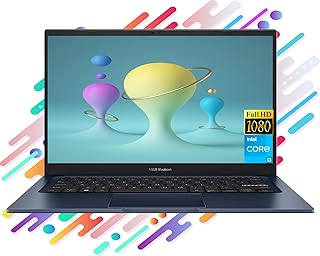 Laptop Computer, 14’’ FHD Display Vivobook Laptops, Intel Core i3-1215U, 16GB RAM 1TB SSD, Webcam, Bluetooth, Wi-Fi 6E, Windows 11 Pro, Blue, Ready for College Student and Daily Work Life