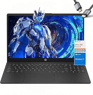 15 inch Laptop 2024 School Laptop Windows 11 - Intel Core Processor Beat i7-10510Y - Computadoras Laptop en oferta - Wi-Fi 6 - Long Battery Life - HDMI Cable (16GB RAM |128GB UFS SSD)