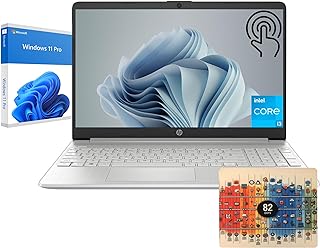 Newest 15.6-inch Touchscreen Laptop for Business and Student, i3-1215U (6-cores, Beat i5 1135G7), 16GB RAM, 512GB SSD, Windows 11 Pro, Silver