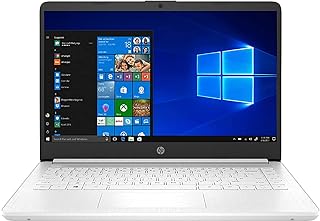2020 14 HD (1366 x 768) Thin and Light Laptop PC, Intel Celeron N4020 Dual-Core Processor, 4GB DDR4 Memory, 64GB eMMC, HDMI, WiFi, Bluetooth, Windows 10 S, 1 Year Microsoft 365, Snowflake White