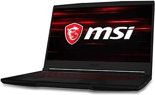 Computer GF63, NVIDIA GeForce GTX 1650 Graphics, 15.6" 8GB 256GB Intel Core i5-10300H X4 2.5GHz Win10, Black