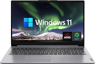 15.6'' IdeaPad Laptop (Latest Model), AMD Athlon Dual Core Processor, 640GB SSD (128GB eMMC+512GB PCIe SSD), Webcam, HDMI, WiFi 6, USB Type-C, Long Battery Life, NLY MP, Windows 11, Grey