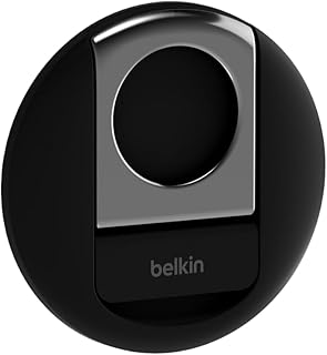 MMA006btBK 3-in-1 Interlocking Camera Mount, Apple Jointly Developed Product, For MacBooks, Webcam Modified, Magnetic, Smartphone Ring, Bunker Ring, Smartphone Stand Function, Elastic Material,