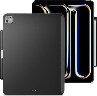 CoverBuddy Lite for 2024 iPad Pro 13" - iPad Pro Case Compatible with Magic Keyboard for iPad Pro (M4), with Apple Pencil Pro Pencil Holder - Black