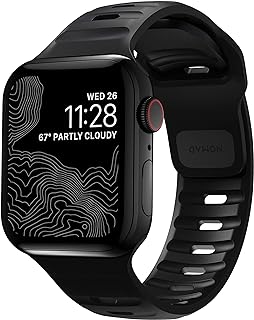 Sports Strap(FKM) for Apple Watch 49mm/45mm/44mm/42mm (Black)