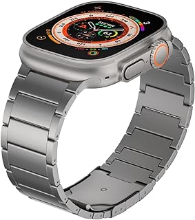 Ultra 2 Titanium Band 49mm Compatible with Apple Watch Ultra 2 & Ultra 1 Metal Band - Titanium Metal Bracelet