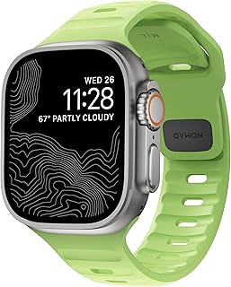 Sport Band Waterproof Strap(FKM) for Apple Watch 49mm/45mm/44mm/42mm,Glow 2.0