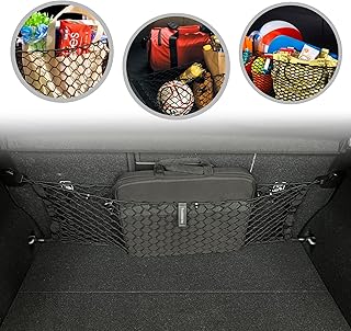 Envelope Style Automotive Elastic Trunk Mesh Cargo Net for Volvo XC40 2018-2022 - Premium Trunk Organizers and Storage - Luggage Net for SUV - Best Car Organizer for Volvo XC 40