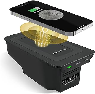 COTAZA Wireless Phone Charging Pad Fit for Volvo 2021 2020 2019 2018 2017 S90 XC90 XC60 V90 V60 S60