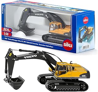 Siku Volvo Ec 290 Hydraulic Excavator Toy childrens die cast vehicles, Yellow, 1 Piece