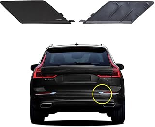 Car Rear Bumper Tow Hook Cover Compatible with Volvo XC60 2018 2019 2020 2021 Trailer Cover Cap 31449210 398490342 Small Lid Towing Eye Cap Unpainted Right Passenger Side