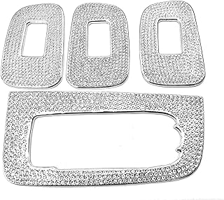 YUWATON Car Interior Bling Accessories for Volvo XC60 S60 V60 XC40 XC90 S90 V90 2018-2020 (Air Conditioner Outlet knob Cover 4pcs/Set)