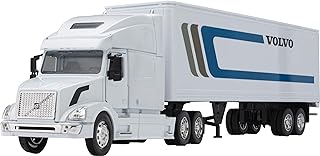 Wheel Master Volvo VN-780 Tractor Trailer Play Toy Truck Vehicle for Kids, Volvo Design, with Functions, Pre Built Semi, Realistic Look and Openable Doors Great Gift for Children