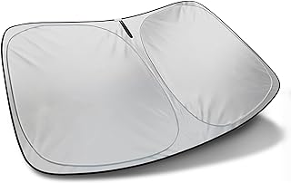 Autotech Park Foldable Sunshade Compatible with 2003-2014 Volvo XC90 SUV, UV Relfective and Easy Storage, Custom-fit Car Windshield Sun Shade
