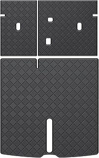 for 2018-2024 Volvo XC40/2022-2024 Volvo C40 Recharge Trunk Mat & Backrest Mat - Custom Fit PU Leather Cargo Liner and Rear Backrest Protector - All Weather Cargo Mats for Volvo XC40/C40 Recharge