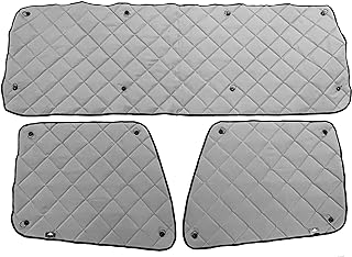 Insulated Blackout Window Covers by ZenEclipse Fits Volvo VNL/VNM/VHT/VHD/VNR/VNX All Years (WCG-1220)