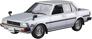 Aoshima Bunka Kyozai 1/24 The Model Car Series No. 71 Toyota E71/70 Corolla Sedan GT/DX 1979 Plastic Model